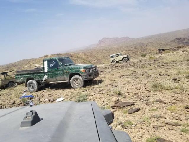 توثيق غنائم الجيش الوطني من أطقم حوثية في حدود جبل مراد بمحافظة مأرب 